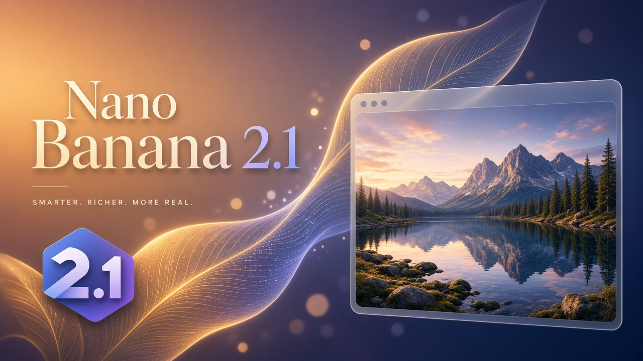 Nano Banana 2.1 est là : meilleure qualité, typographie, fusion multi-images et ratios larges en une seule mise à niveau