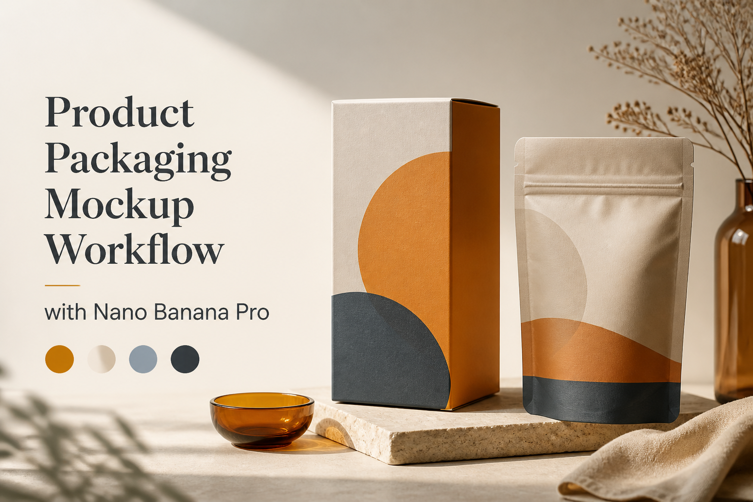 Nano Banana Pro Product Packaging Mockup Workflow: Turn Boxes, Pouches & Bottles into Listing Heroes